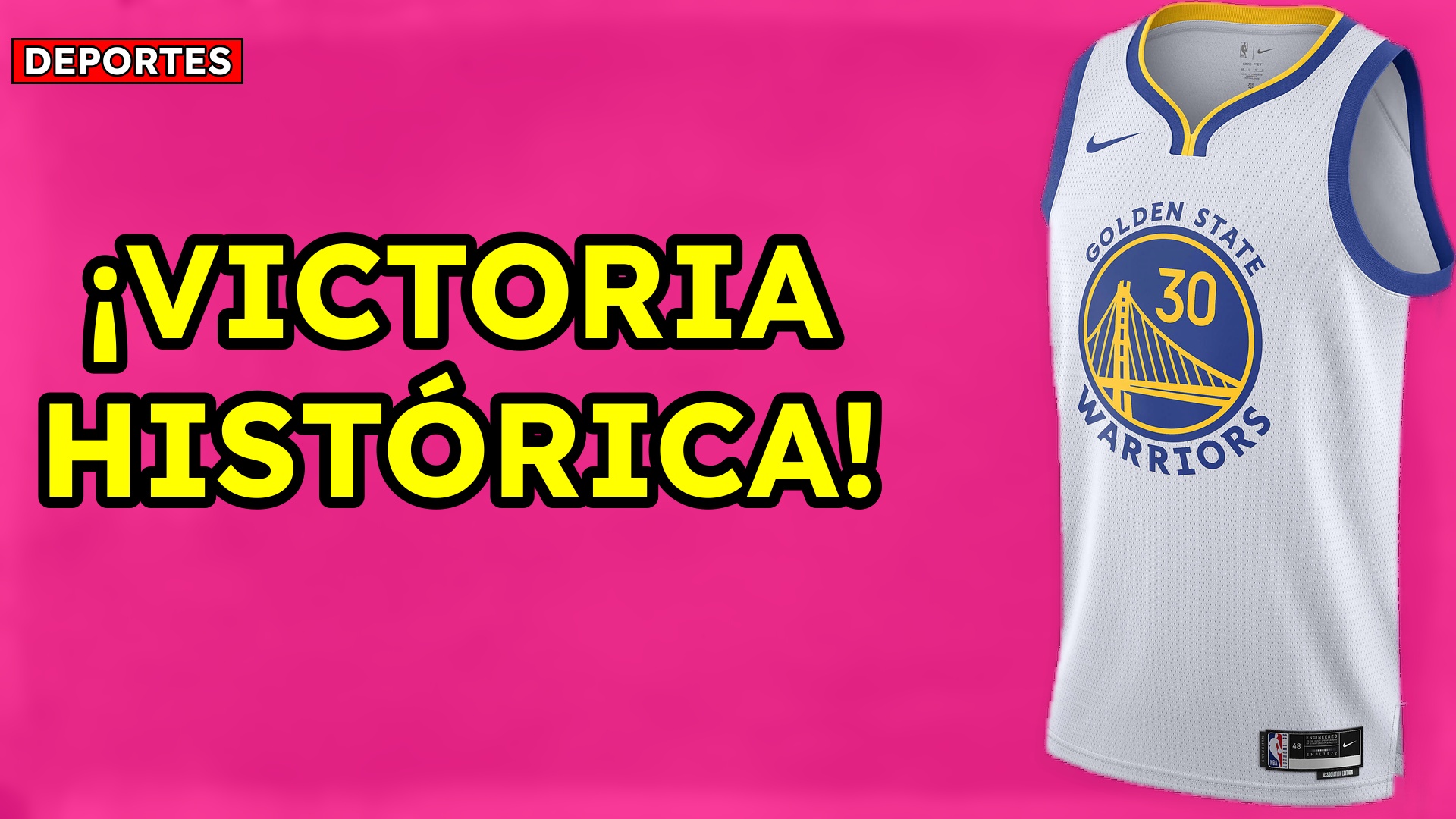 Golden State Warriors ¡Victoria histórica!
